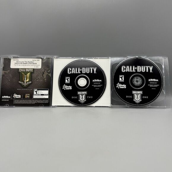 Call Of Duty PC Activision 2003 Game of the Year Two Discs - Picture 10 of 10